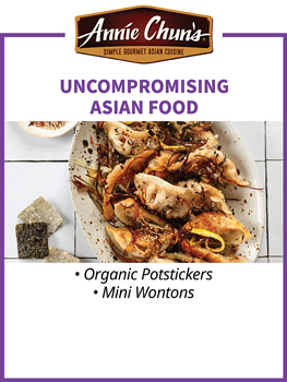 ANNIE CHUN'S&reg;. UNCOMPROMISING ASIAN FOOD. Organic Potstickers - Mini Wontons